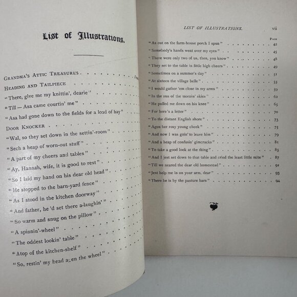 Vtg 1888 GRANDMA'S ATTIC TREASURES by Mary D. Brine Story of Old Time Memories - Picture 7 of 14